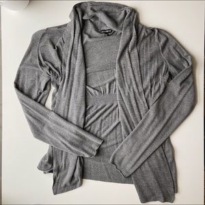 Gray Express Cardigan